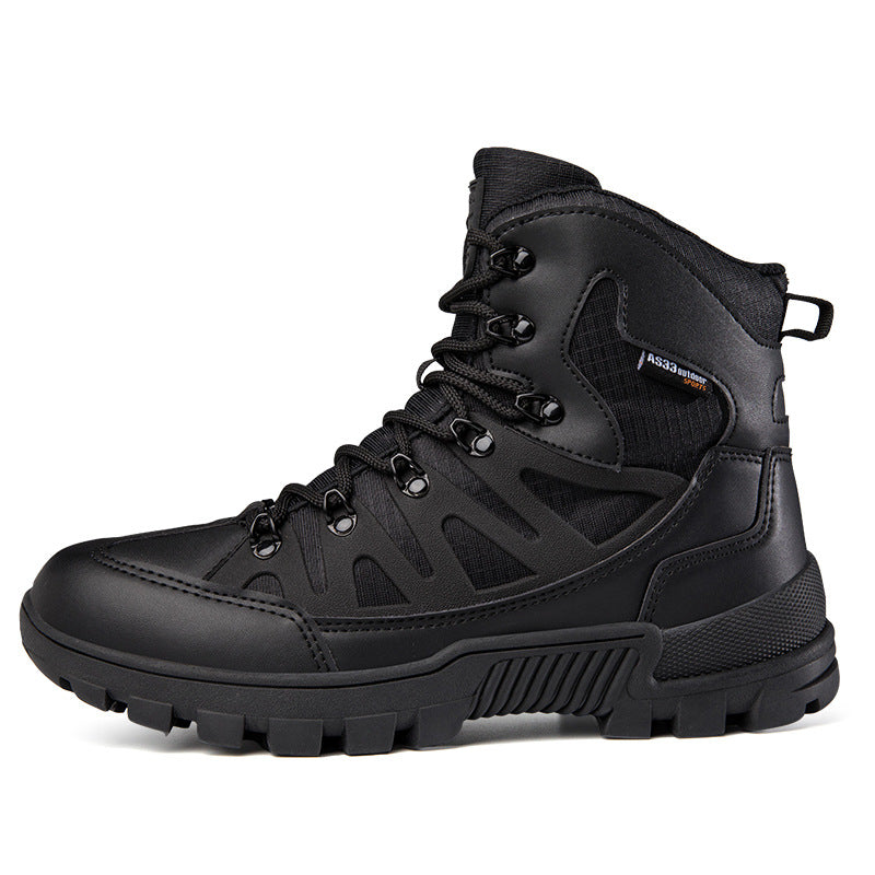 Herren Multifunktionale Trekkingstiefel mit hohem Knöchelschutz und robustem Design EB