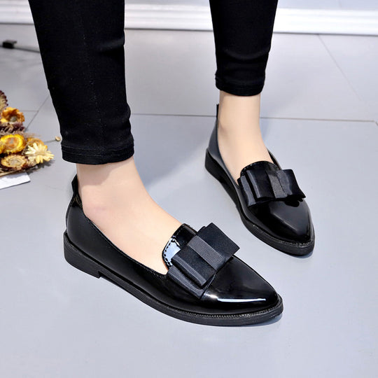 Damen elegante Slipper mit modischem Schleifendetail EB