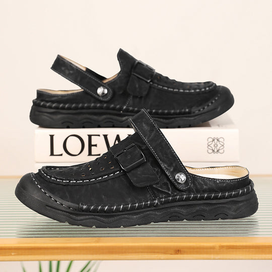 Damen Komfortable Clogs mit verstellbarem Riemen und atmungsaktiver Obermaterialstruktur EB
