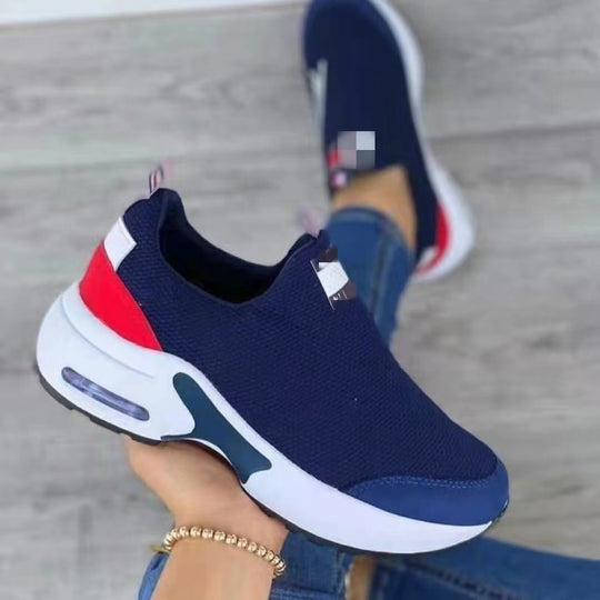 Damen Sneaker mit atmungsaktivem Obermaterial und stoßdämpfender Sohle EB