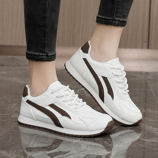 Damen sportive Sneakers mit atmungsaktiver Mesh-Oberfläche und stoßdämpfendem Profil EB