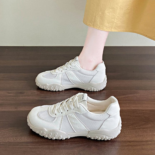 Damen Sportliche Sneakers mit atmungsaktivem Obermaterial und flexibler Sohle EB