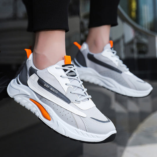 Damen Sportliche Sneakers mit atmungsaktivem Mesh-Obermaterial und flexibler Dämpfung EB