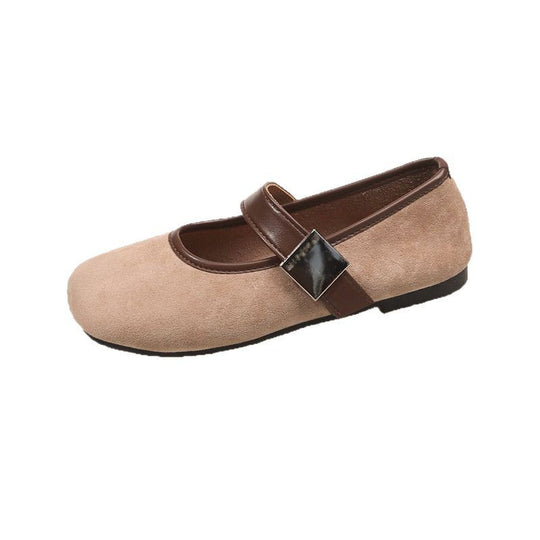 Damen Elegante Ballerinas mit verstellbarem Riemen und hochwertiger Verarbeitung EB