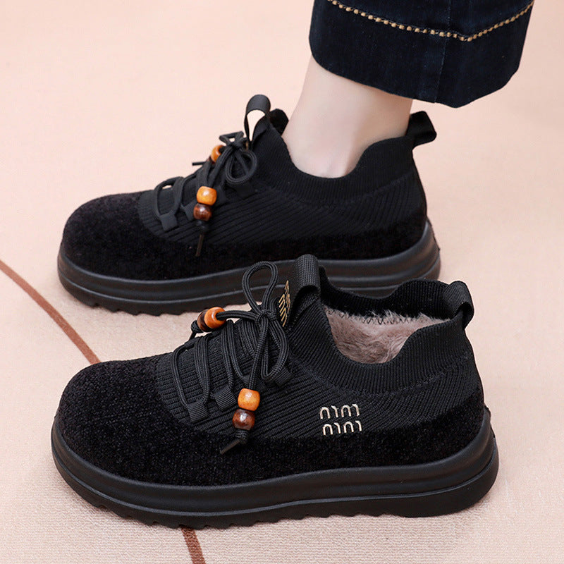 Damen Sportliche Sneaker mit weichem Futter und rutschfester Sohle EB