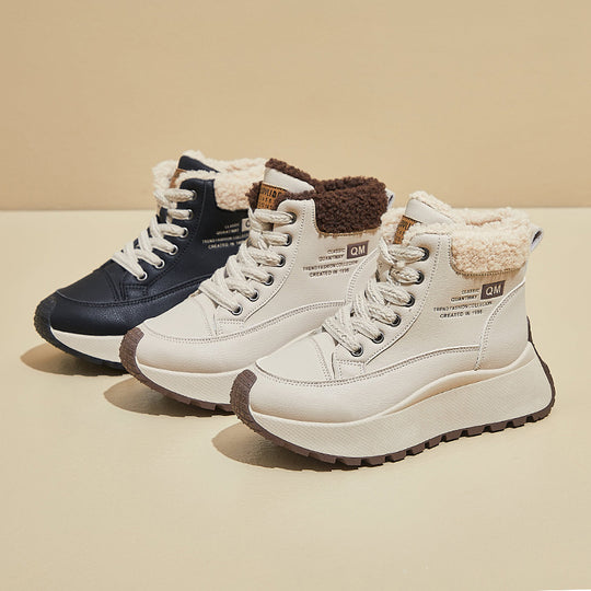Damen Urbanen Winterstiefel mit weichem Futter und rutschfester Sohle EB