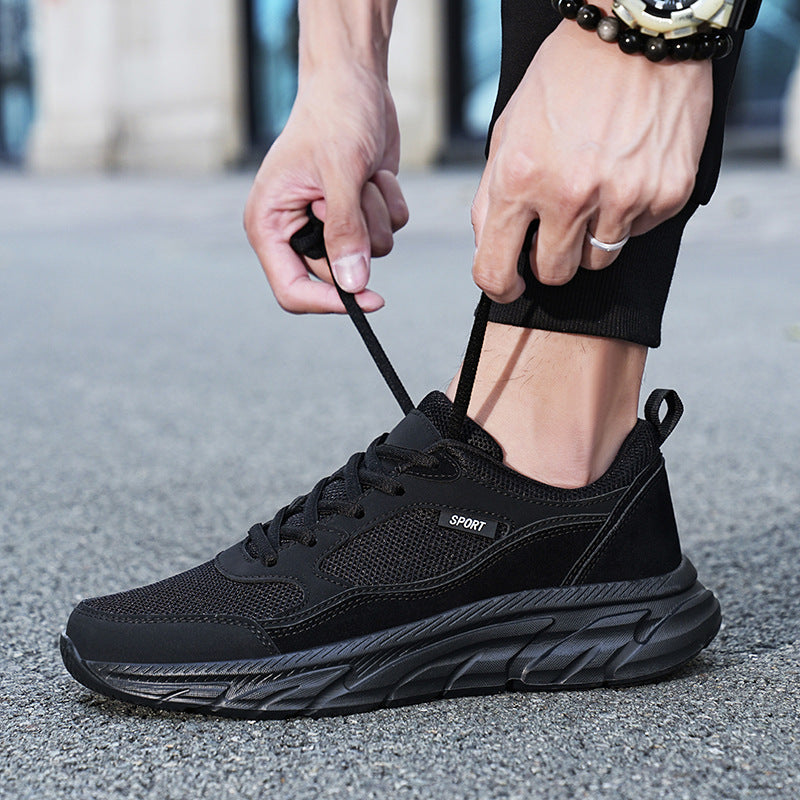 Herren Sportliche Sneakers mit dämpfender Sohle und atmungsaktiver Mesh-Oberfläche EB