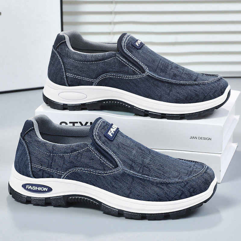 Damen Komfortable Slip-On Freizeitschuhe mit flexibler Sohle EB