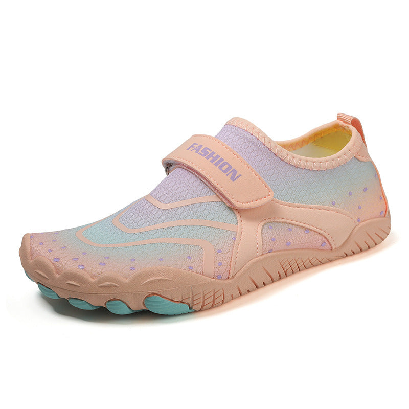 Damen Flexible Aquaschuhe mit verstellbarem Klettverschluss und rutschfester Sohle EB