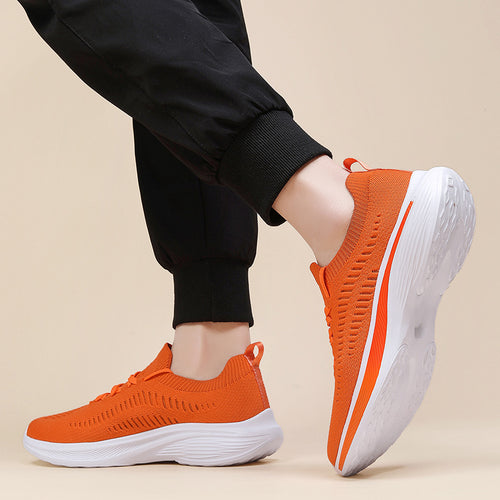 Damen Atmungsaktive Fitness Sneakers mit flexibler Laufsohle EB