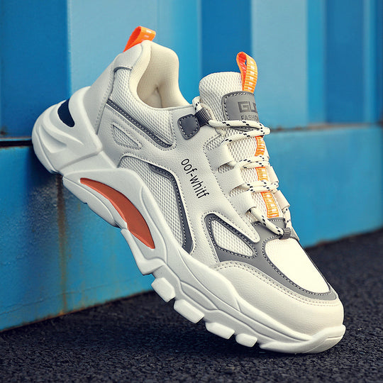 Damen Sportliche Sneakers mit dämpfender Sohle und atmungsaktiver Oberflächenstruktur EB