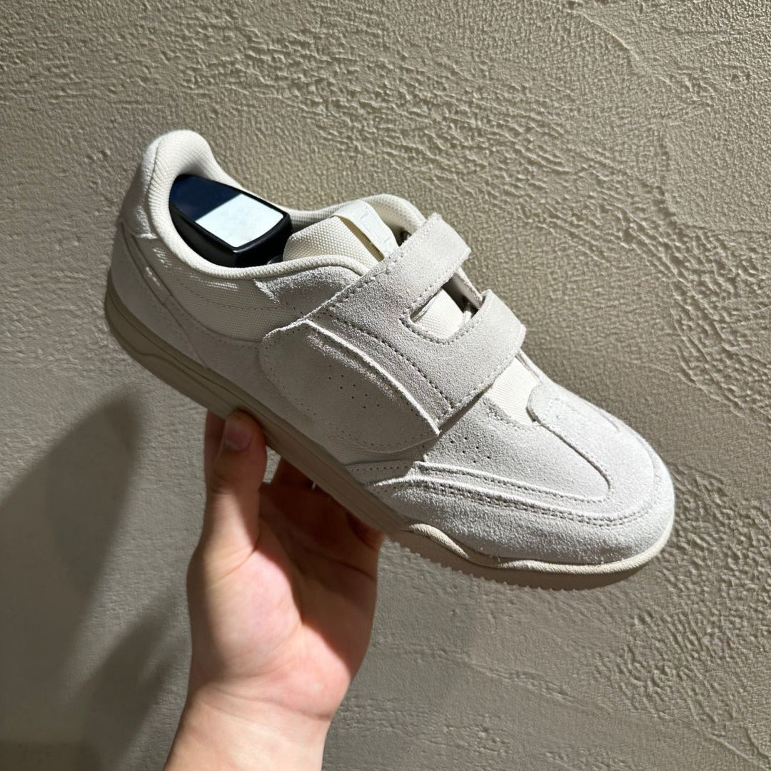 Damen Sportliche Klettverschluss-Sneaker aus weichem Material mit dämpfender Sohle EB