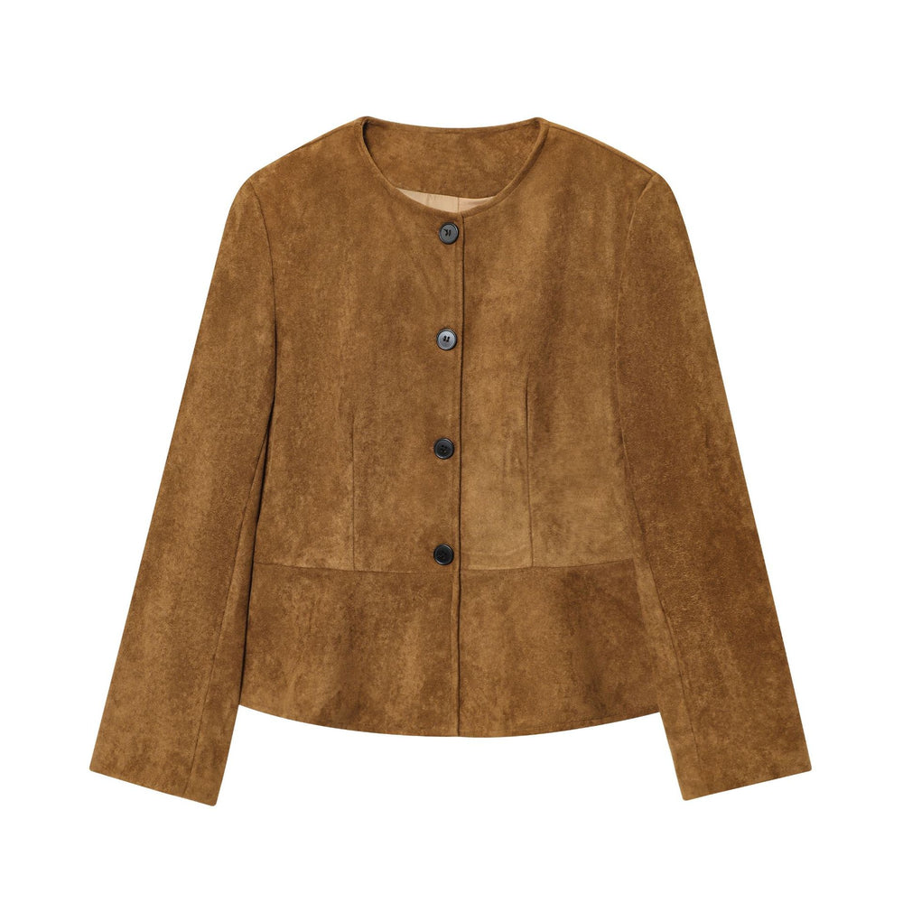 Damen elegante Velourjacke EB