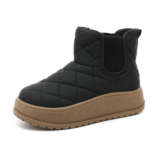 Damen Winterstiefeletten mit isolierender Wattierung und rutschfester Sohle EB