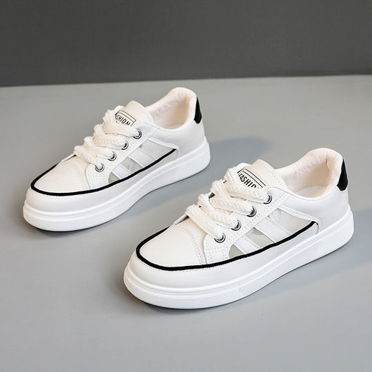 Damen Sportliche Sneaker mit modischem Design und atmungsaktiver Oberflächenstruktur EB