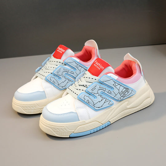 Damen modische Sneaker mit elastischem Verschluss und gepolsterter Innensohle EB