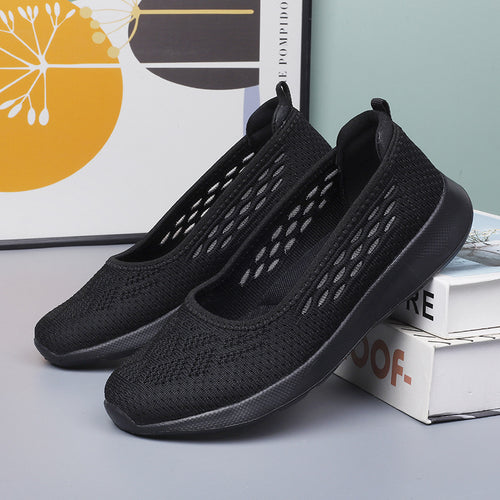 Damen Bequeme und Atmungsaktive Slip-On Sneakers EB