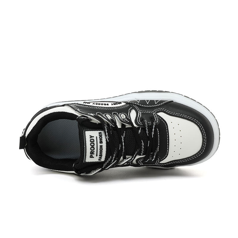 Damen sportliche Chunky Sneakers mit dämpfender Laufsohle EB