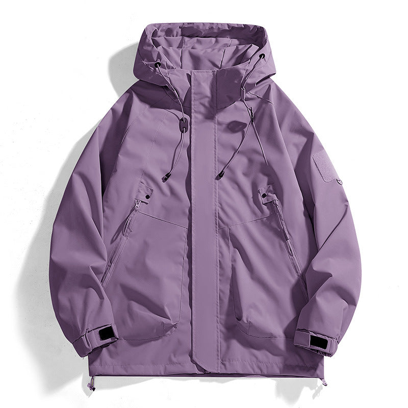Damen Outdoor-Jacke mit verstellbarer Kapuze und atmungsaktiven Einsätzen EB