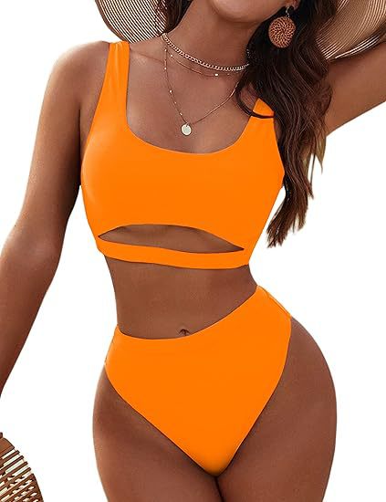 Damen Zweiteiliger Bikini mit innovativen Cut-Out-Details EB