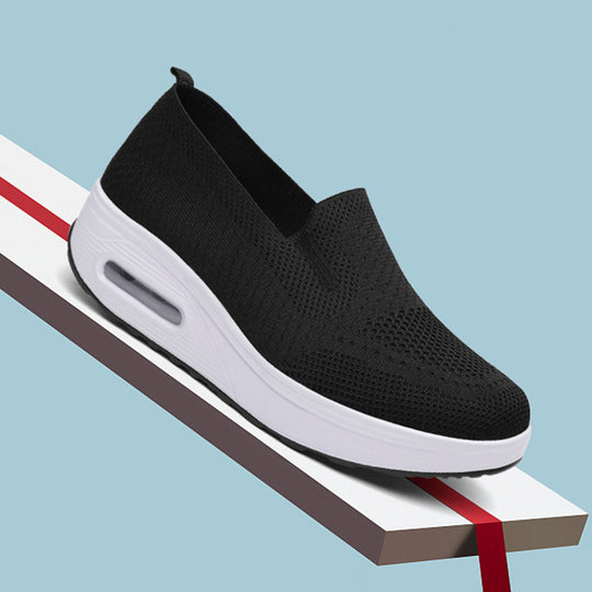 Damen Komfortable Slip-On Sneakers mit dämpfendem Air-System EB