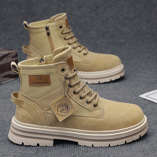 Damen robuste High-Top Stiefel mit praktischer Schnellschnürung und verstärktem Profil EB