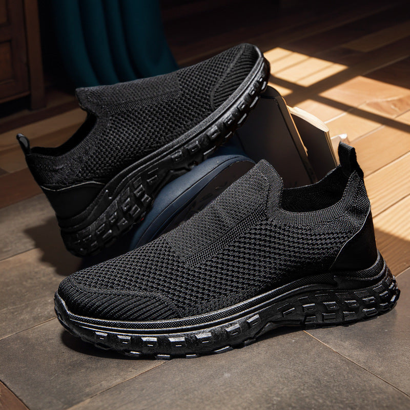 Damen Atmungsaktive Slip-On Laufschuhe mit flexibler Sohle EB