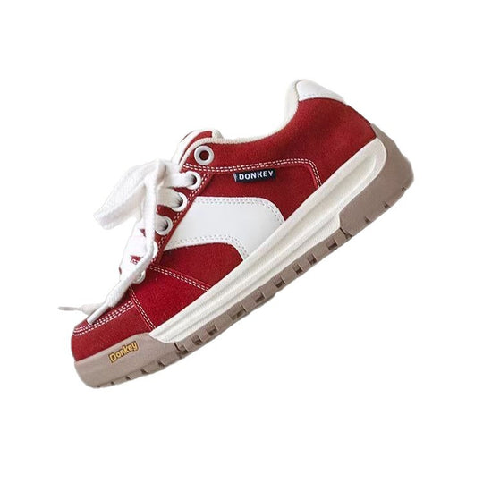 Damen Sportliche Sneakers mit weichem Wildleder-Obermaterial EB