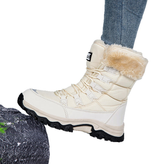 Damen warme Winterstiefel mit kuscheligem Futter und rutschfester Sohle EB