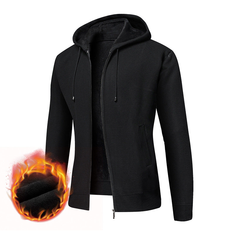 Herren gefütterte Kapuzenjacke mit hohem Komfort und cleverem Design EB