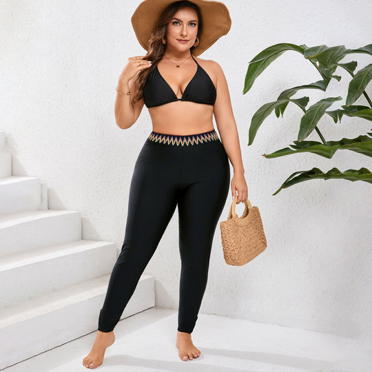 Damen Leggings mit elastischem Bund EB