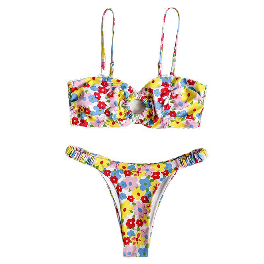 Damen Blumiger Bikini EB