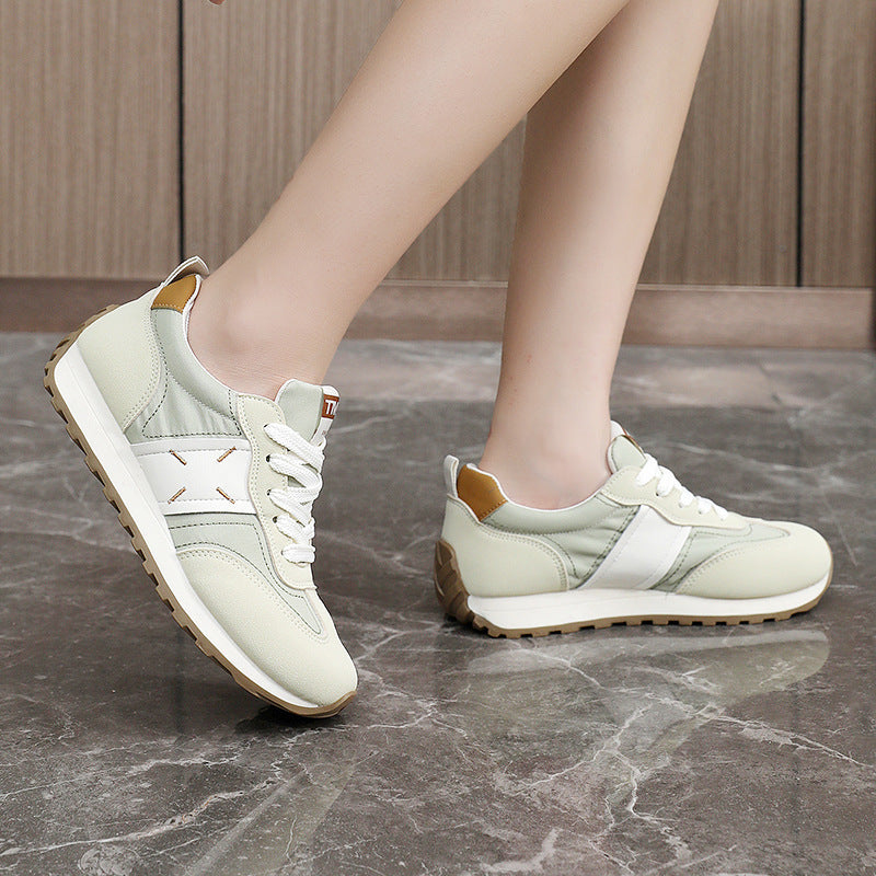 Damen sportliche Sneakers mit atmungsaktiver Mesh-Oberfläche und dämpfendem Sohlenprofil EB