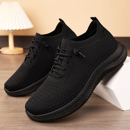 Damen Atmungsaktive Sportsneaker mit flexibler Sohle und elastischem Schnürsystem EB