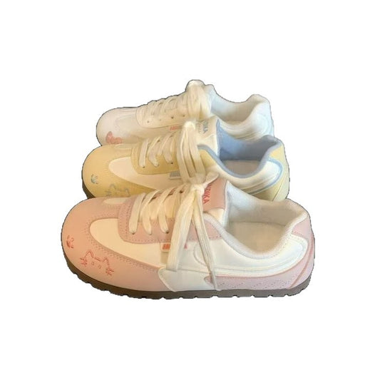 Damen Sportschuhe mit niedlichem Motiv und rutschfester Laufsohle EB
