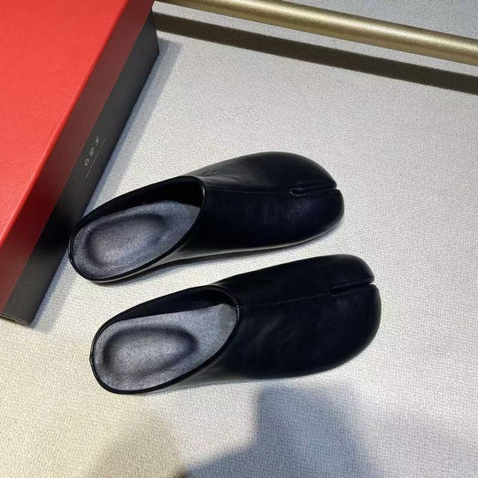 Damen modische Mokassins mit innovativem Zehenteil EB