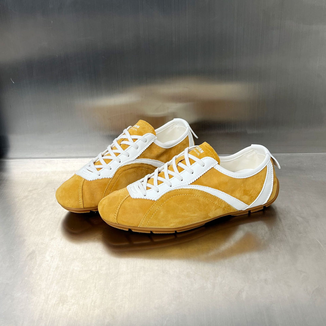 Damen Sportliche Sneakers aus hochwertigem Wildleder mit innovativer Sohlenkonstruktion EB