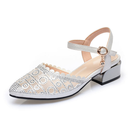 Damen elegante Ballerinas mit modischer Riemchenverzierung und komfortablem Fußbett EB