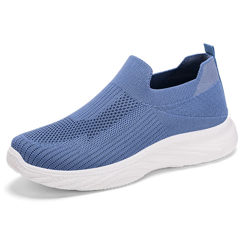 Damen Leichte und atmungsaktive Slip-On Sneakers mit flexibler Sohle EB