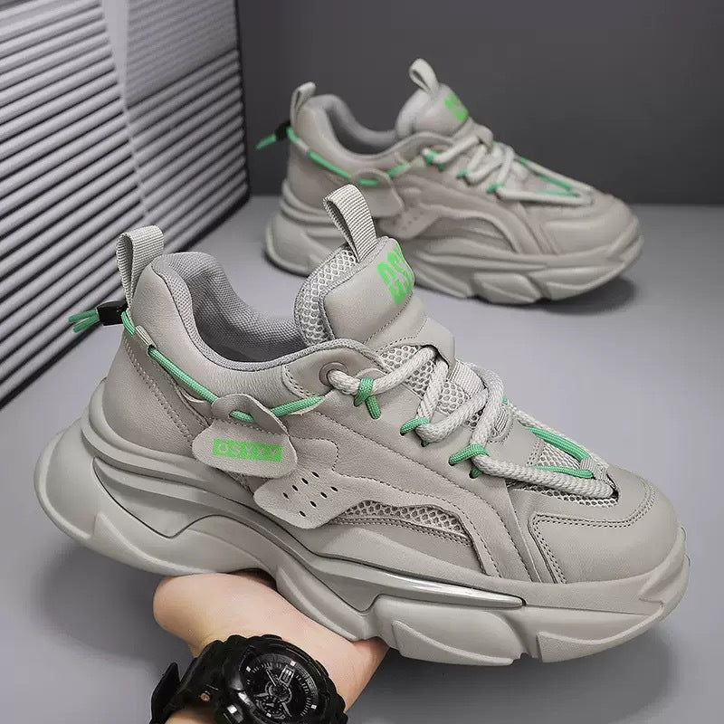 Damen Sportliche Chunky Sneaker mit atmungsaktivem Mesh und innovativer Dämpfung EB