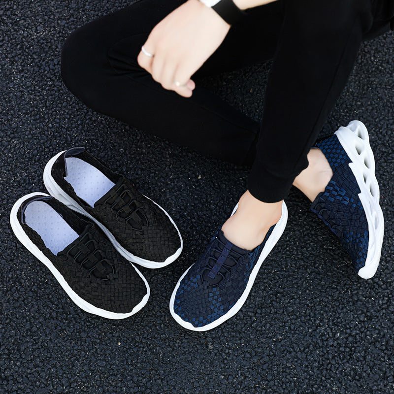 Damen Sportliche Slip-On Sneakers mit flexiblem Design und atmungsaktiver Obermaterialtechnologie EB