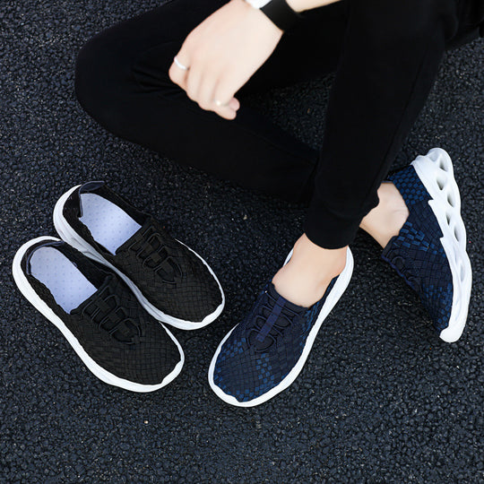 Damen Sportliche Slip-On Sneakers mit flexiblem Design und atmungsaktiver Obermaterialtechnologie EB