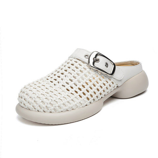 Damen Komfortable Clogs mit modischem Strukturdesign EB
