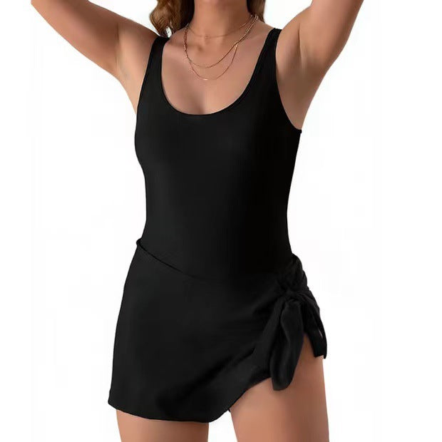 Damen Blumenmuster Badeanzug EB