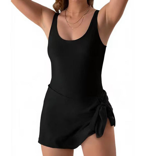 Damen Blumenmuster Badeanzug EB