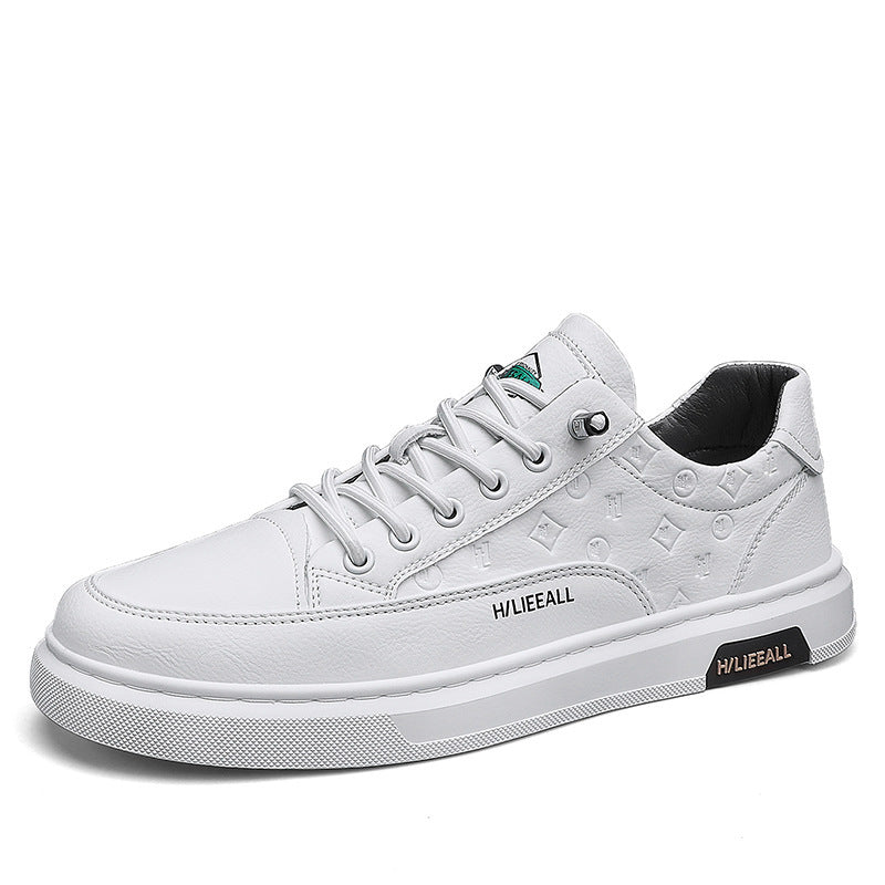 Damen modische Sneakers mit sportlichem Design und hochwertigem Leder EB