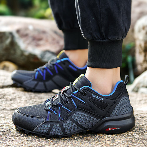 Damen Hochwertige Trail-Laufschuhe mit rutschfester Sohle und atmungsaktiven Einsätzen EB