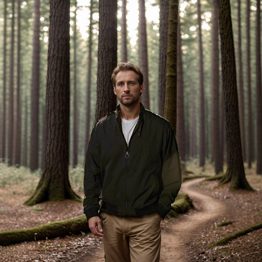 Herren lässige und winddichte Freizeitjacke EB