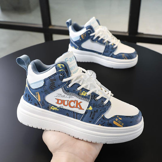 Damen Hohe Sneaker mit trendigem Print und gepolsterter Sohle EB