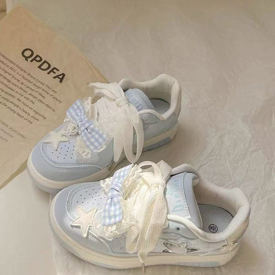 Damen Sportliche Sneakers mit verspieltem Design und einzigartigen Schleifendetails EB